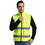 TOPTIE Custom Add Your Logo Multi Pockets Volunteer Activity Vest Windproof Reflective Safety Vest