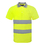 GOGO High Visibility Reflective Short Sleeve Polo Shirt, Hi-Visibility Pocket Tee