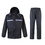 TOPTIE Rain Suit, Waterproof Breathable Lightweight Rainwear High Visibility Rain Jacket with Pants, Reflective Workwear