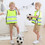 GOGO 10 Pack Kids Adjustable Reflective Vests for Outdoor Night Activities Construction Costume