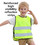 TOPTIE 10 Pack Kids Adjustable Reflective Vests, Reinforced High Visibility