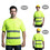 Custom Enhanced Vis Performance Short Sleeve Mesh Tee, Reflective Safety T Shirt