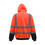 GOGO Men's High Visibility Hooded Pullover Fleece Sweatshirt, Safety Hoodie