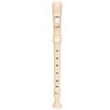 Rhythm Band Instruments CR101I-1 Canto 1-piece Soprano Recorder - ivory