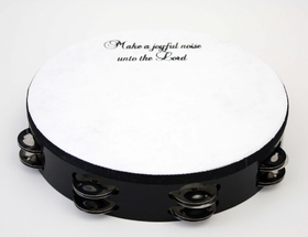 Rhythm Band Instruments JTAM10D 10&quot; 'Make a Joyful Noise' Tambourine
