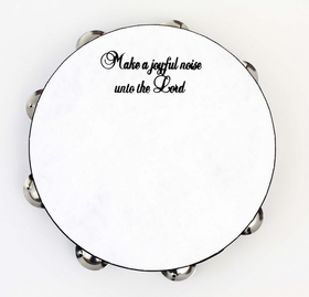 Rhythm Band Instruments JTAM10 10&quot; 'Make a Joyful Noise' Tambourine