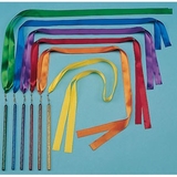 Rhythm Band Instruments RB3002 Set of 6 72&quot; Ribbon Wands