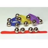 Rhythm Band Instruments RB811C Wrist/Ankle bells with Colorful Strap