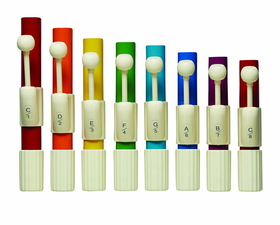 Rhythm Band Instruments RBC8 Student Handchime set- 8 notes in KidsPlay colors