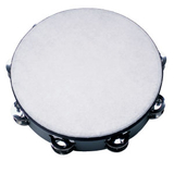 Rhythm Band Instruments TAM10 10 Polyfiber Head Tambourine - 8 (pr) Jingles