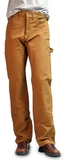 ROUND HOUSE 2202 Brown Duck Double Front Dungarees (12 oz. full dbl knees)
