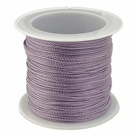 Muka 109 Yards 0.3 mm Braided String Ultra Fine Hand Knitting Cord Embroidery Tassel Thread DIY Macrame Craft Yarn
