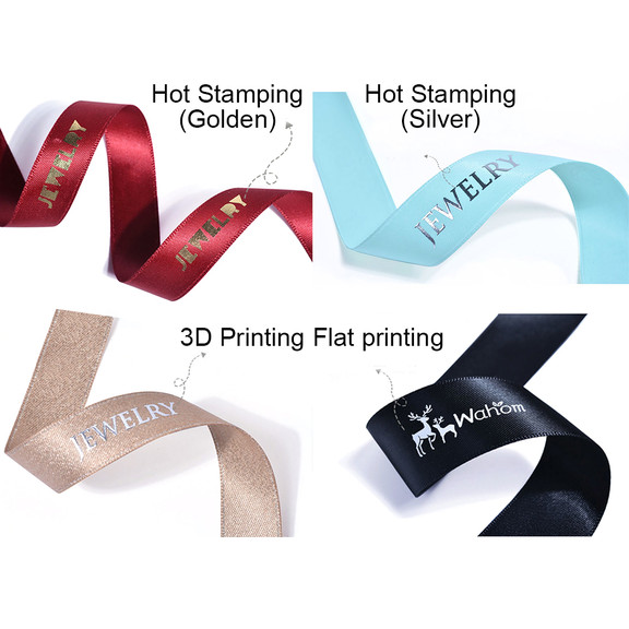 Custom Ribbon with Logo 100 Yards Personalized Printed Satin Ribbon Roll Decoration for Party Favors Wedding Baby Shower Funeral