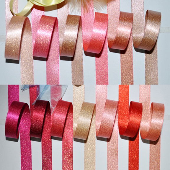 Muka Custom Satin Ribbon with Gold Metallic 100 Yards Personalized Ribbon Decoration for Party Favors Wedding Baby Shower Christmas