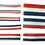 100 Yards Tri-Color Grosgrain Ribbon Polyester Ribbon Medal DIY Hair Accessories Red/White/Blue