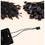Muka 1000 Pcs Hang Tag String 7" Clothing Hanging Rope snap Lock Pin Loop Fastener Hook Ties, Price/1000 Pcs
