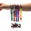 Custom Printing Wristband Ribbon Disposable Bracelet Heat Transfer for Event Party Match 5/8"