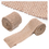 Burlap Fabric Ribbons 1"/1.18"/1.57" 2 Yards 6 Rolls for Valentine Birthday Wedding Party Home Decoration-Total 13 Yards