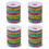 1 Roll 1mm Rainbow Color Elastic Cord Beading Thread Stretch String for Sewing Beaded Handicrafts 109 Yards