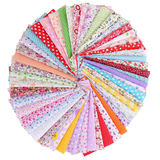 Muka 50 Pcs Cotton Fabric for Sewing DIY Material Cloth Printed Floral Handicrafts Home Decoration Quilting Patchwork 9.8