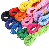 2mm Elastic Cord Polyester Beading Thread Drawstring Stretch String for Sewing Beaded Handicrafts 50 Yards