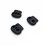 100 PCS Double Holes Bean Cord Lock Stoppers Spring Toggles and Elastic Cord Rope 50 Yards for Backpack Shoelaces Clothes Black, Price/100 Pcs