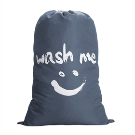 Muka 2 Pcs Laundry Bag Travel Washing Beam Storage Bag Smiley for Dirty Clothing College - 28" x 40"