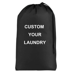 Personalized Laundry Bag Embroidered Travel Washing Beam Storage Bag Waterproof Oxford cloth for Dirty Clothing College