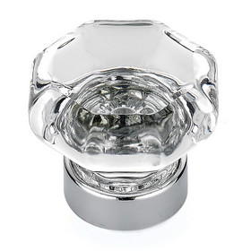 Richelieu Eclectic Crystal and Metal Knob - 1007