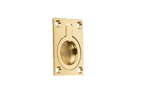 Richelieu 690228130 Traditional Recessed Brass Pull - 6902
