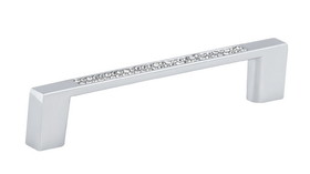 Richelieu Contemporary Metal and Crystal Pull - 3535