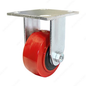 Richelieu Mold-On Polyurethane Industrial Casters with Plate