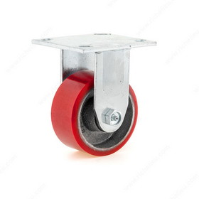 Richelieu Heavy-Duty Mold-On Polyurethane Industrial Casters with Plate