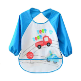 Toptie Infant Toddler Baby Bib With Sleeves Water Resistant Drooler Bib, 6 Months To 2 Years, 1Pc