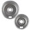 Range Kleen 10910A2X Style F 2-Pack Heavy Duty Chrome Drip Bowls