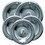 Range Kleen 12565X Style A 5 Pack Chrome Plated Drip Bowls