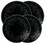 Range Kleen 5056 Ivy Embossed Black 4 Pack Licensed Round Burner Cover Set by Joanne Fink