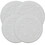 Range Kleen 5057 Ivy Embossed White 4 Pack Licensed Round Burner Cover Set by Joanne Fink