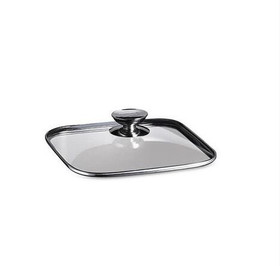 Berndes 606620 Signocast Glass Lid w/ Stainless Knob for 8.5x8.5"