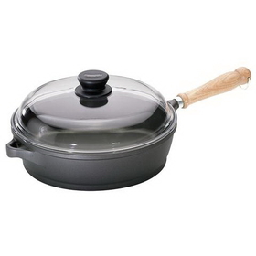 Berndes 671049 Tradition 4.25 Quart Covered Saut&#233; Pan with Glass Lid