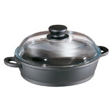Berndes 674045 Tradition 2.5 Quart Sauté Casserole Pan with Glass Lid and Thermo Grips