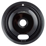 Range Kleen P102 Style A Large Heavy Duty Black Porcelain Drip Bowl