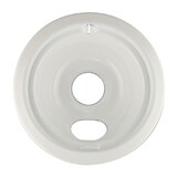 Range Kleen P119W Style B Small Heavy Duty White Porcelain Drip Bowl