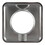 Range Kleen SGP-400 Style I 7.75 Inch Square Heavy Duty Chrome Drip Pan