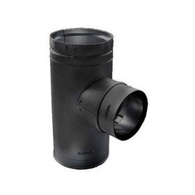 DuraVent PelletVent Pro Increaser Tee w/ Clean-Out Tee Cap - 4"