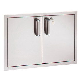 Fire Magic Flush Double Access Doors with Lock