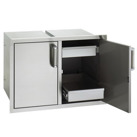 Fire Magic 53930SC-22 Flush Double Doors with Dual Drawers