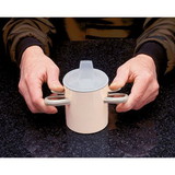 Ableware 745720001 Arthro thumbs-Up Cup W/ Lid by Maddak