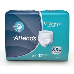 Attends AU50 Bariatric Underwear-2XL-48/Case