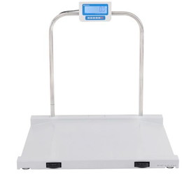 Brecknell MS1000 Wheelchair Scale with SBI 210 Indicator-1000 lb/500 kg Capacity